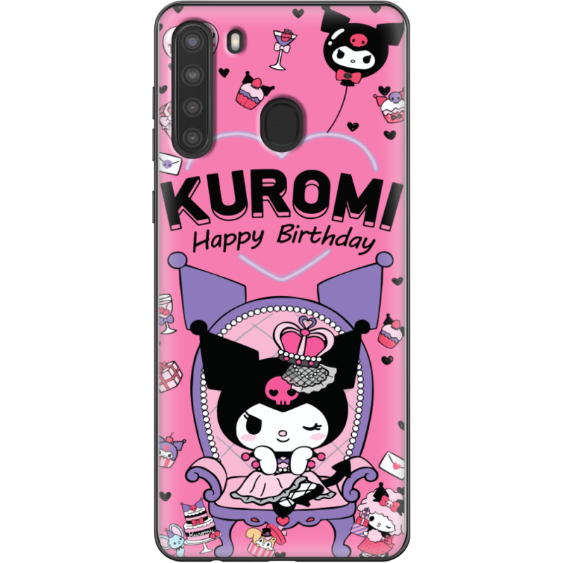 Чехол BoxFace Samsung Galaxy A21 (A215) День народження Kuromi
