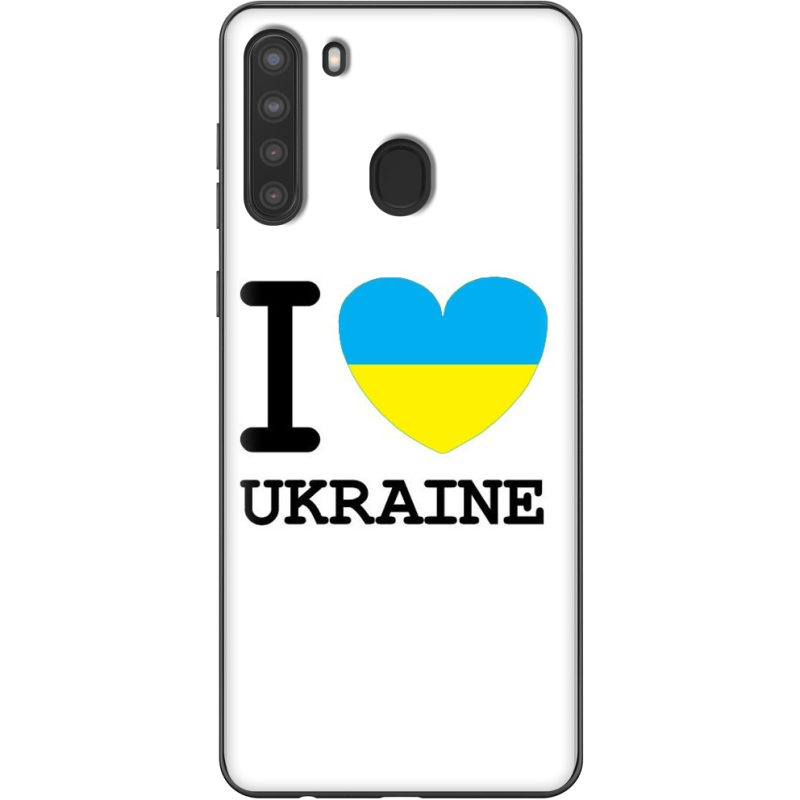 Чехол BoxFace Samsung Galaxy A21 (A215) I love Ukraine