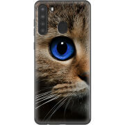 Чехол BoxFace Samsung Galaxy A21 (A215) Cat's Eye