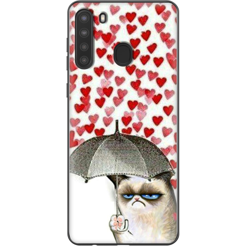 Чехол BoxFace Samsung Galaxy A21 (A215) Raining Hearts