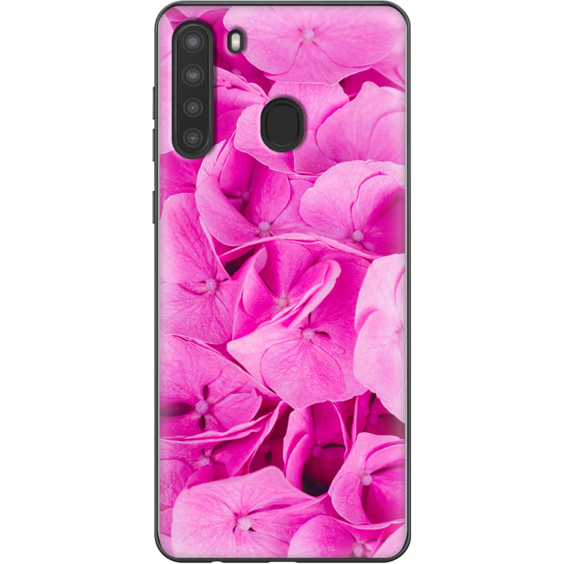 Чехол BoxFace Samsung Galaxy A21 (A215) Pink Flowers