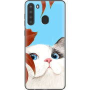 Чехол BoxFace Samsung Galaxy A21 (A215) Wondering Cat