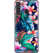 Чехол BoxFace Samsung Galaxy A21 (A215) flowers in the tropics
