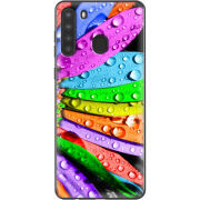 Чехол BoxFace Samsung Galaxy A21 (A215) Colored Chamomile