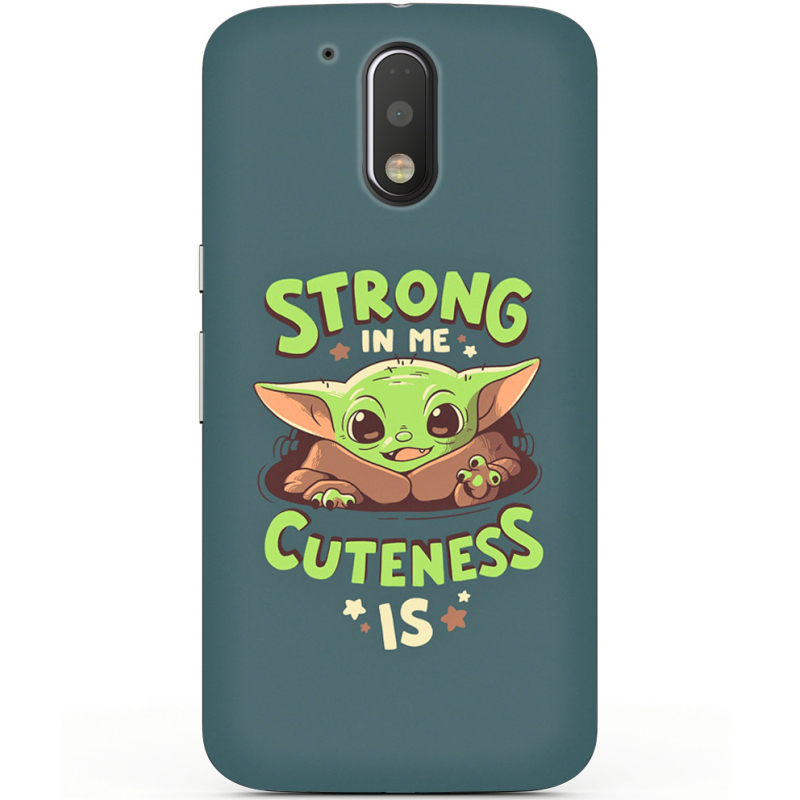 Чехол Uprint Motorola Moto G4 Plus XT1642 Strong in me Cuteness is