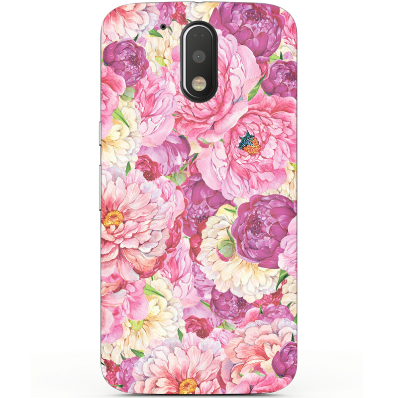 Чехол Uprint Motorola Moto G4 Plus XT1642 Pink Peonies