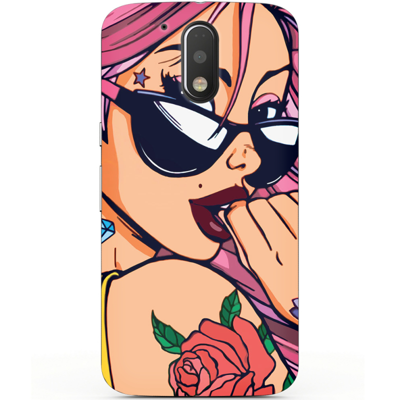 Чехол Uprint Motorola Moto G4 Plus XT1642 Pink Girl