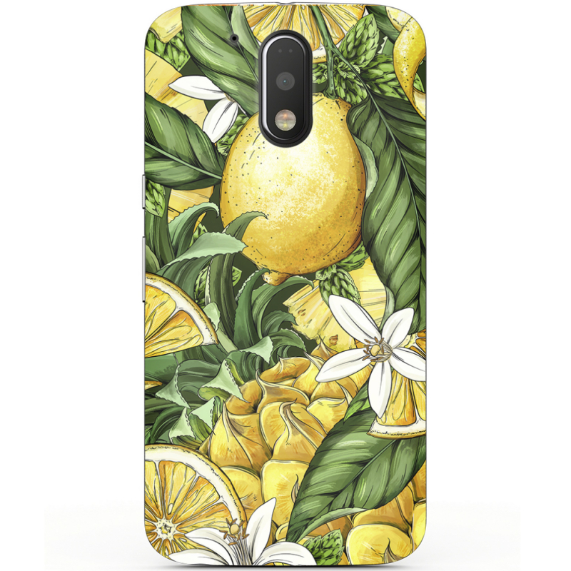 Чехол Uprint Motorola Moto G4 Plus XT1642 Lemon Pattern