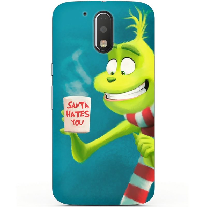 Чехол Uprint Motorola Moto G4 Plus XT1642 Santa Hates You