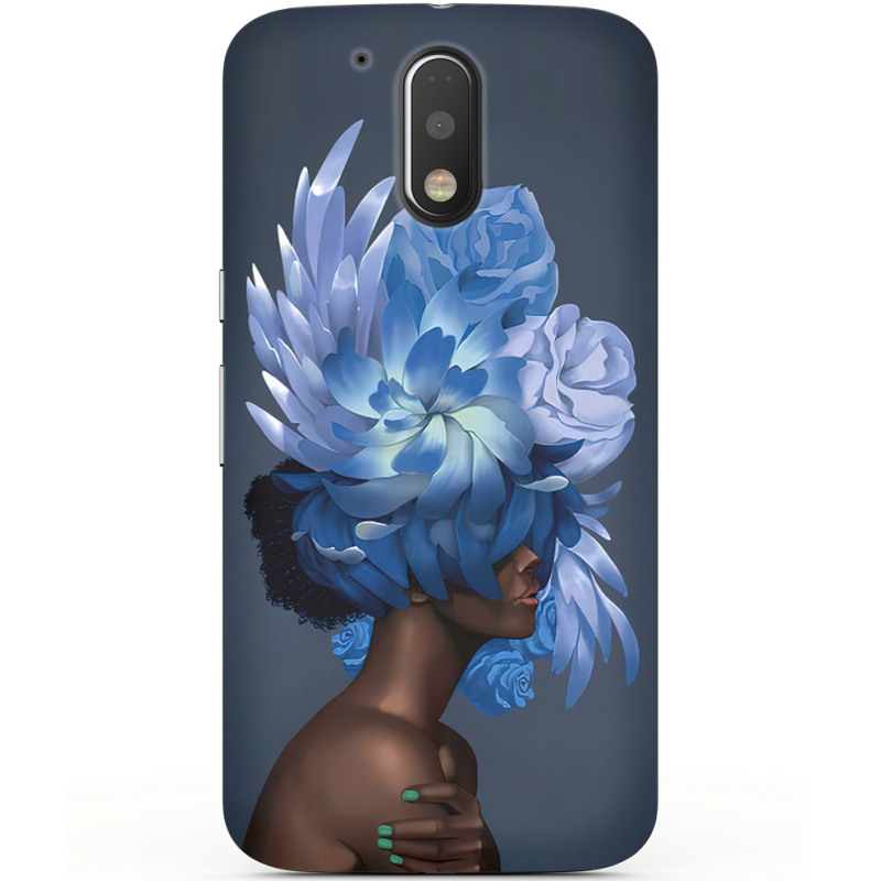 Чехол Uprint Motorola Moto G4 Plus XT1642 Exquisite Blue Flowers