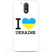 Чехол Uprint Motorola Moto G4 Plus XT1642 I love Ukraine