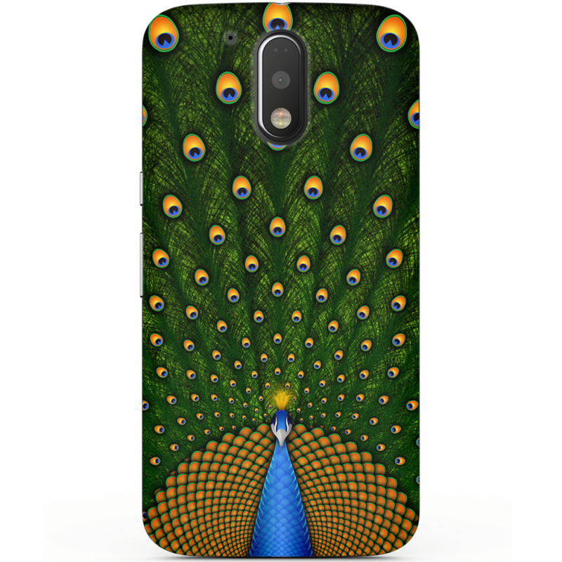 Чехол Uprint Motorola Moto G4 Plus XT1642 Peacocks Tail