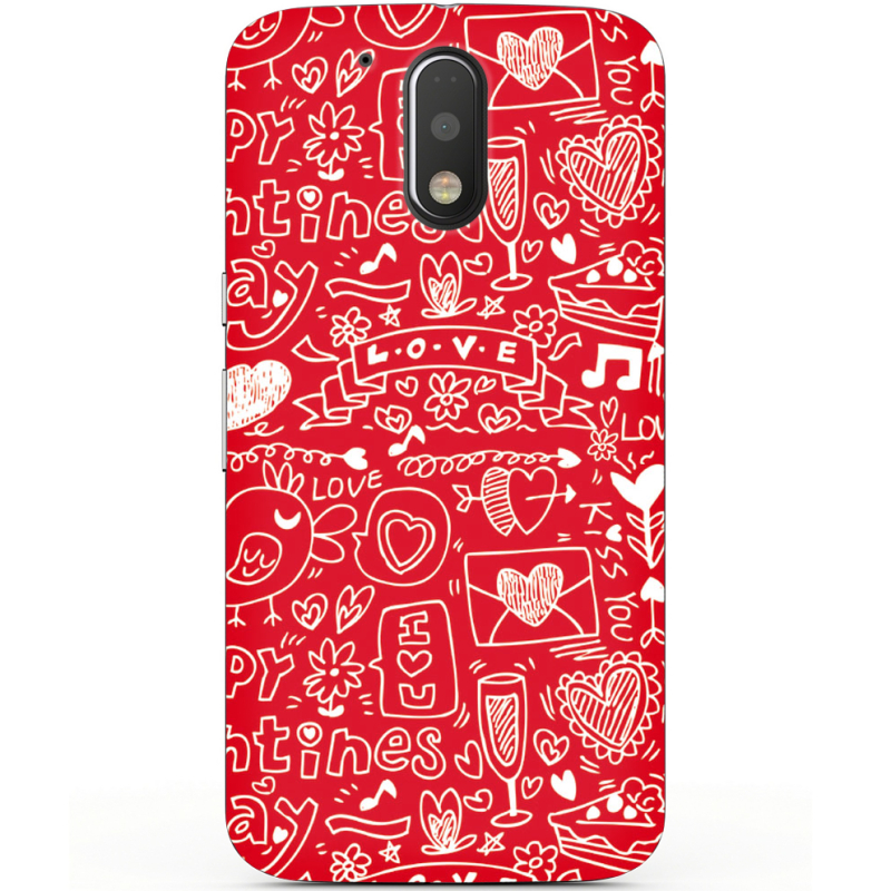 Чехол Uprint Motorola Moto G4 Plus XT1642 Happy Valentines