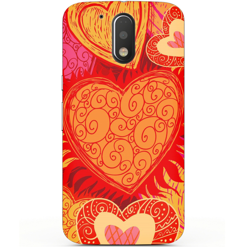 Чехол Uprint Motorola Moto G4 Plus XT1642 Warm Hearts