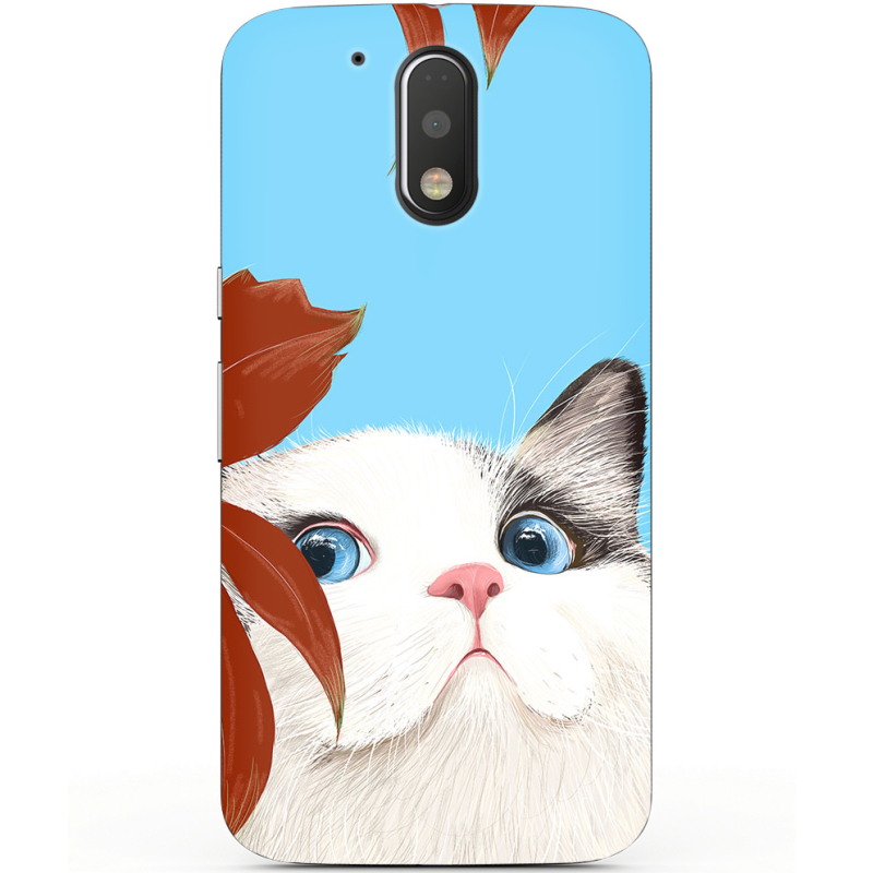 Чехол Uprint Motorola Moto G4 Plus XT1642 Wondering Cat