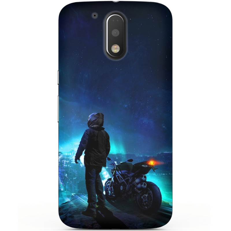 Чехол Uprint Motorola Moto G4 Plus XT1642 Motorcyclist