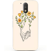 Чехол Uprint Motorola Moto G4 Plus XT1642 Flower Hands
