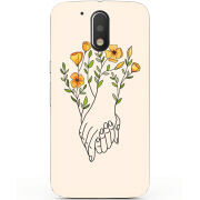 Чехол Uprint Motorola Moto G4 Plus XT1642 Flower Hands