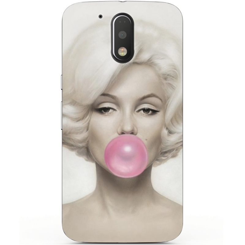 Чехол Uprint Motorola Moto G4 Plus XT1642 Marilyn Monroe Bubble Gum