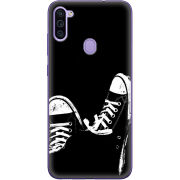 Чехол BoxFace Samsung Galaxy M11 (M115) Black Sneakers