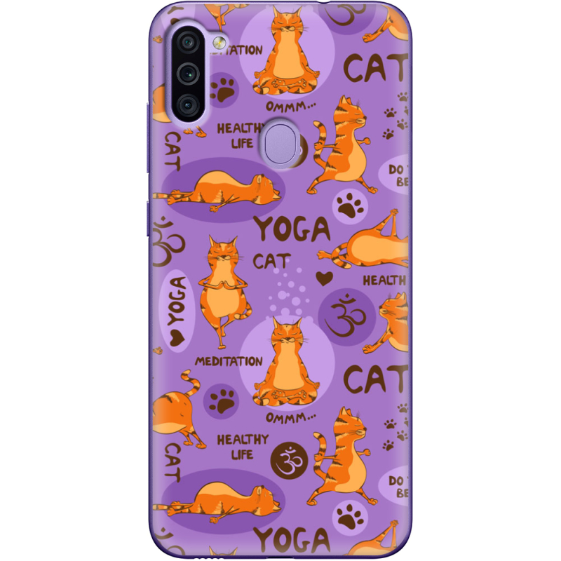 Чехол BoxFace Samsung Galaxy M11 (M115) Yoga Cat