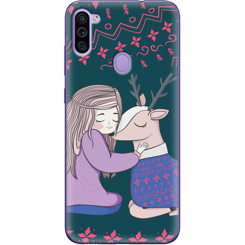 Чехол BoxFace Samsung Galaxy M11 (M115) Girl and deer