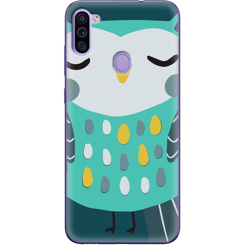 Чехол BoxFace Samsung Galaxy M11 (M115) Green Owl