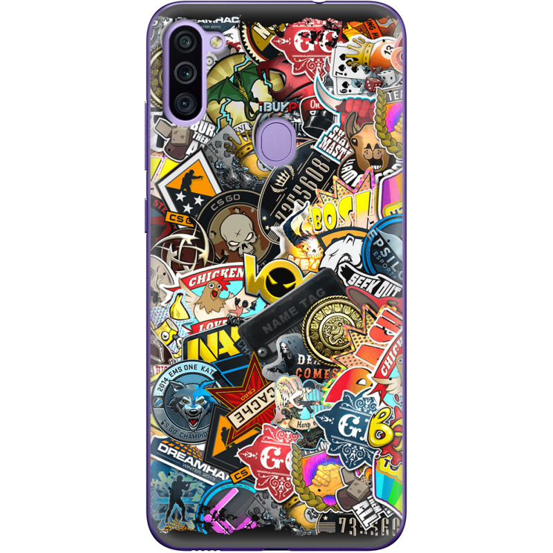 Чехол BoxFace Samsung Galaxy M11 (M115) CS:Go Stickerbombing