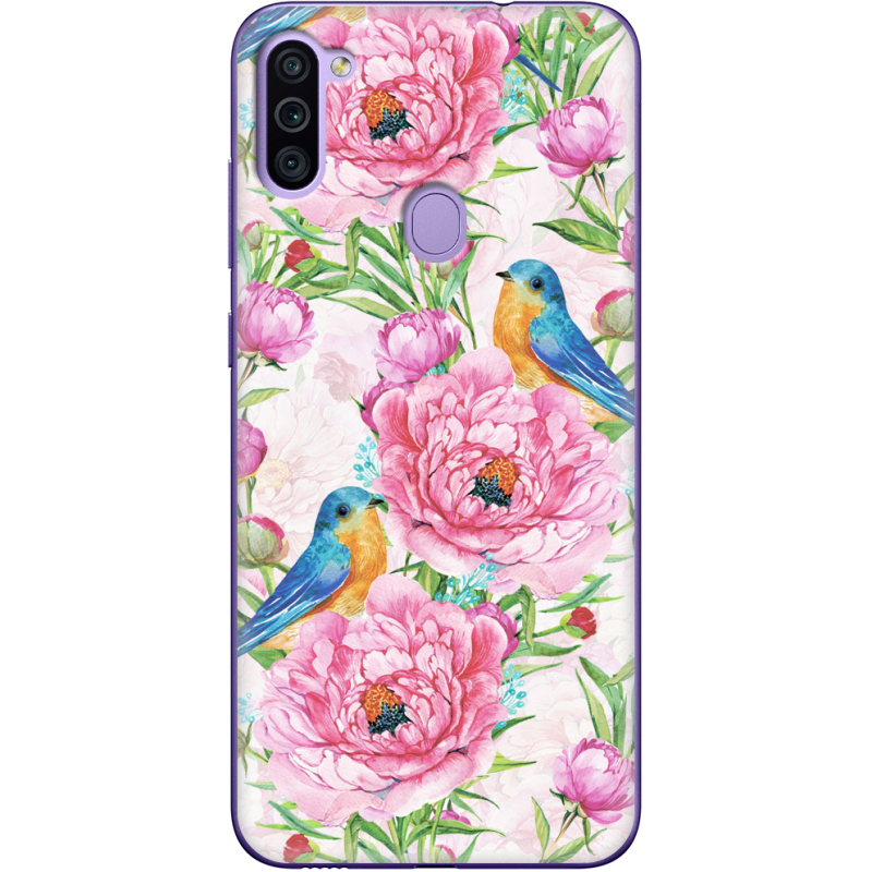 Чехол BoxFace Samsung Galaxy M11 (M115) Birds and Flowers