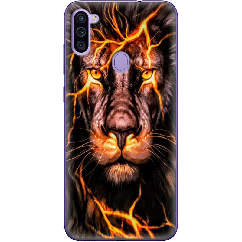 Чехол BoxFace Samsung Galaxy M11 (M115) Fire Lion