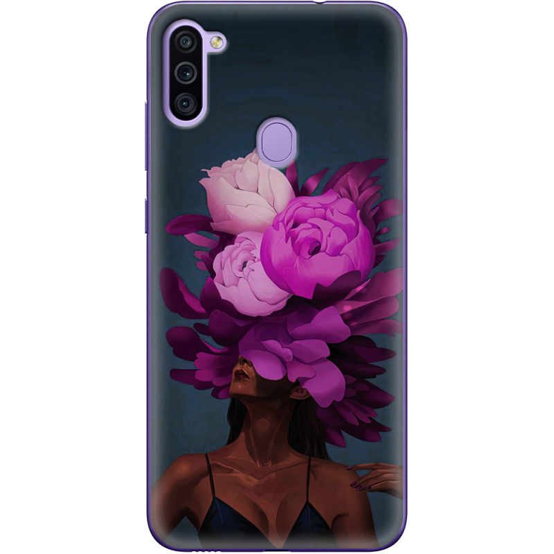 Чехол BoxFace Samsung Galaxy M11 (M115) Exquisite Purple Flowers