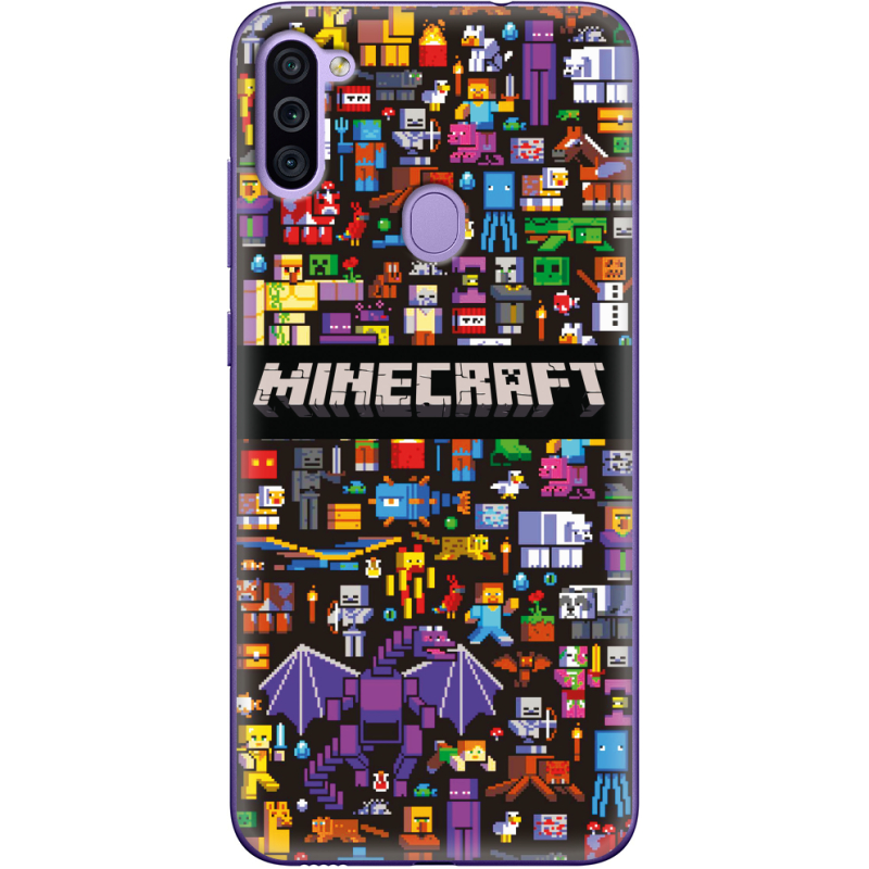 Чехол BoxFace Samsung Galaxy M11 (M115) Minecraft Mobbery