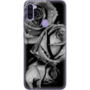 Чехол BoxFace Samsung Galaxy M11 (M115) Black and White Roses