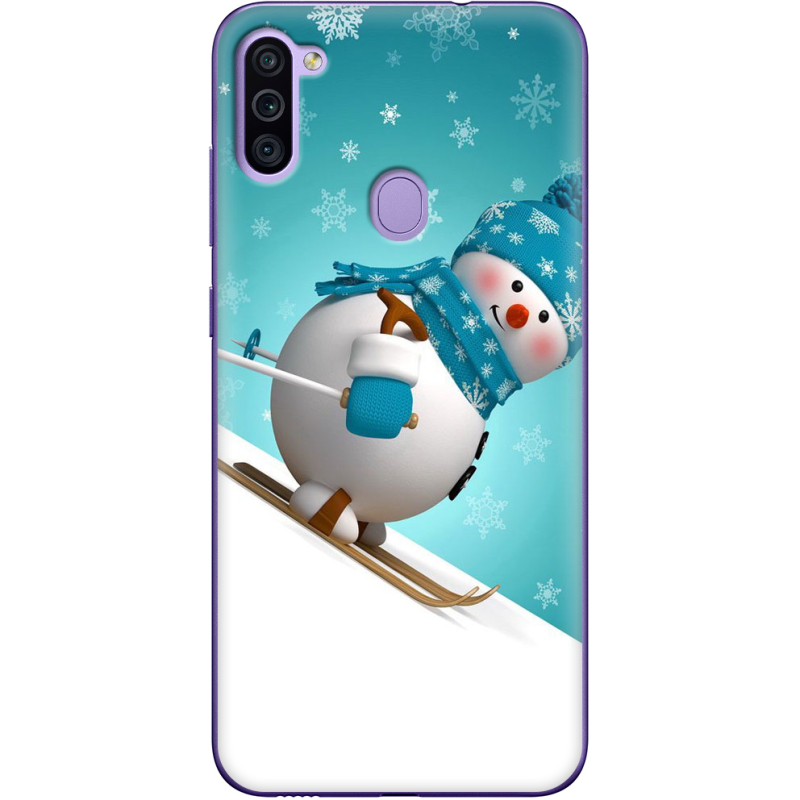 Чехол BoxFace Samsung Galaxy M11 (M115) Skier Snowman