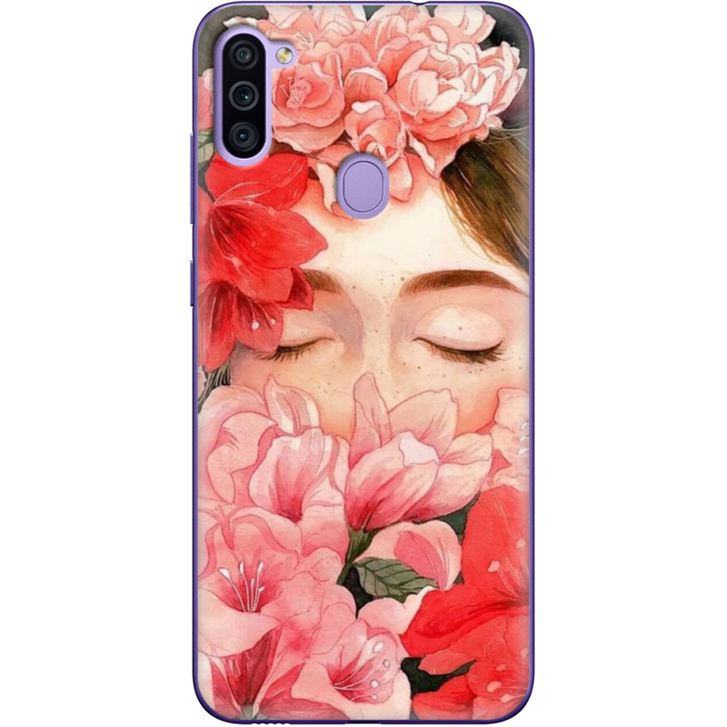 Чехол BoxFace Samsung Galaxy M11 (M115) Girl in Flowers