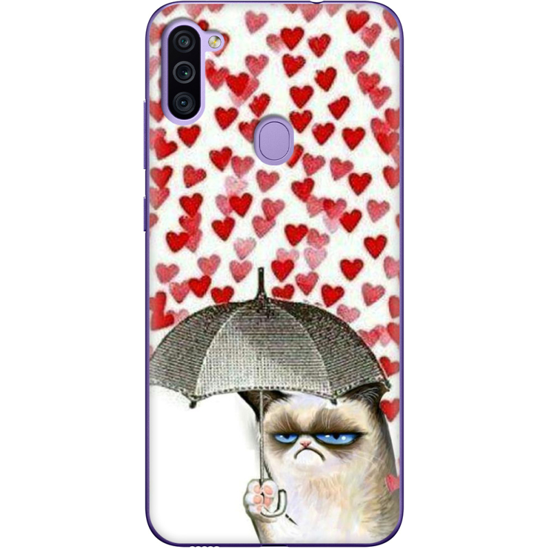 Чехол BoxFace Samsung Galaxy M11 (M115) Raining Hearts