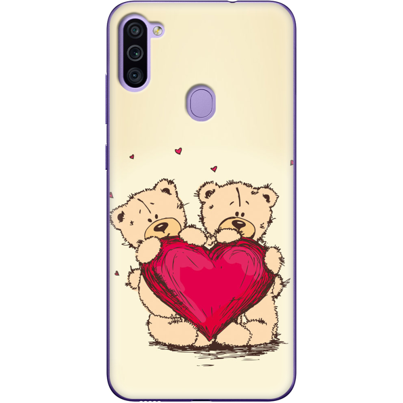 Чехол BoxFace Samsung Galaxy M11 (M115) Teddy Bear Love