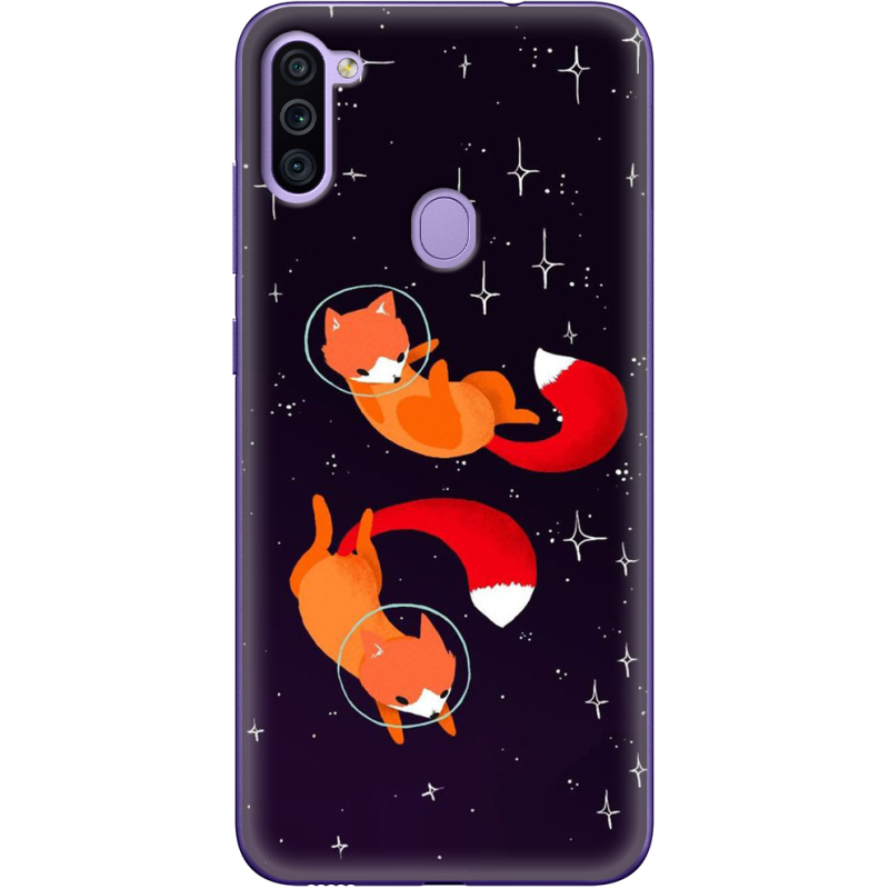 Чехол BoxFace Samsung Galaxy M11 (M115) Fox-Astronauts