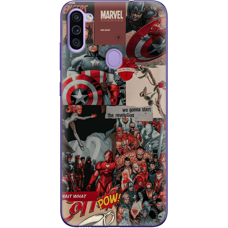 Чехол BoxFace Samsung Galaxy M11 (M115) Marvel Avengers