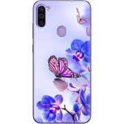 Чехол BoxFace Samsung Galaxy M11 (M115) Orchids and Butterflies