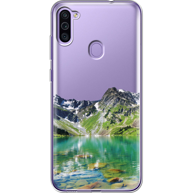 Прозрачный чехол BoxFace Samsung Galaxy M11 (M115) Green Mountain