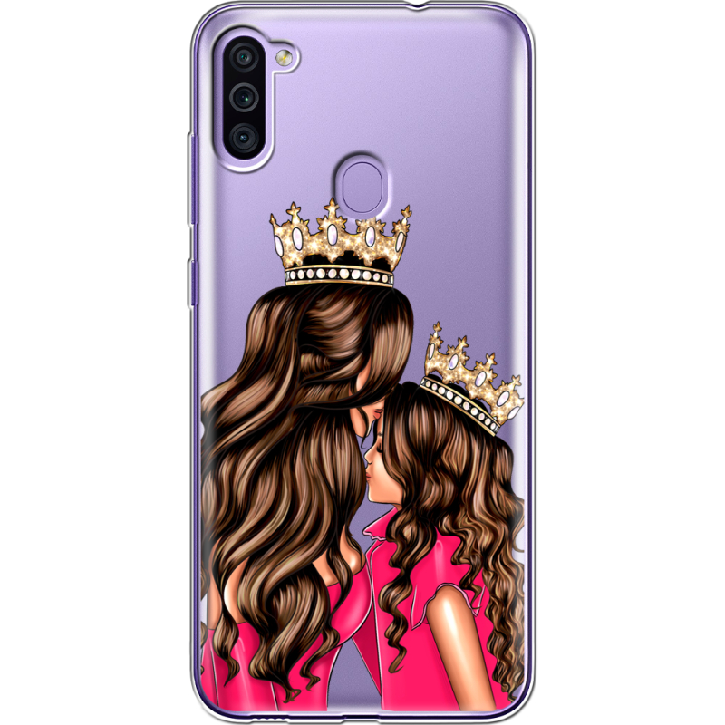 Прозрачный чехол BoxFace Samsung Galaxy M11 (M115) Queen and Princess