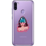 Прозрачный чехол BoxFace Samsung Galaxy M11 (M115) Selena Gomez