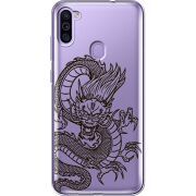 Прозрачный чехол BoxFace Samsung Galaxy M11 (M115) Chinese Dragon