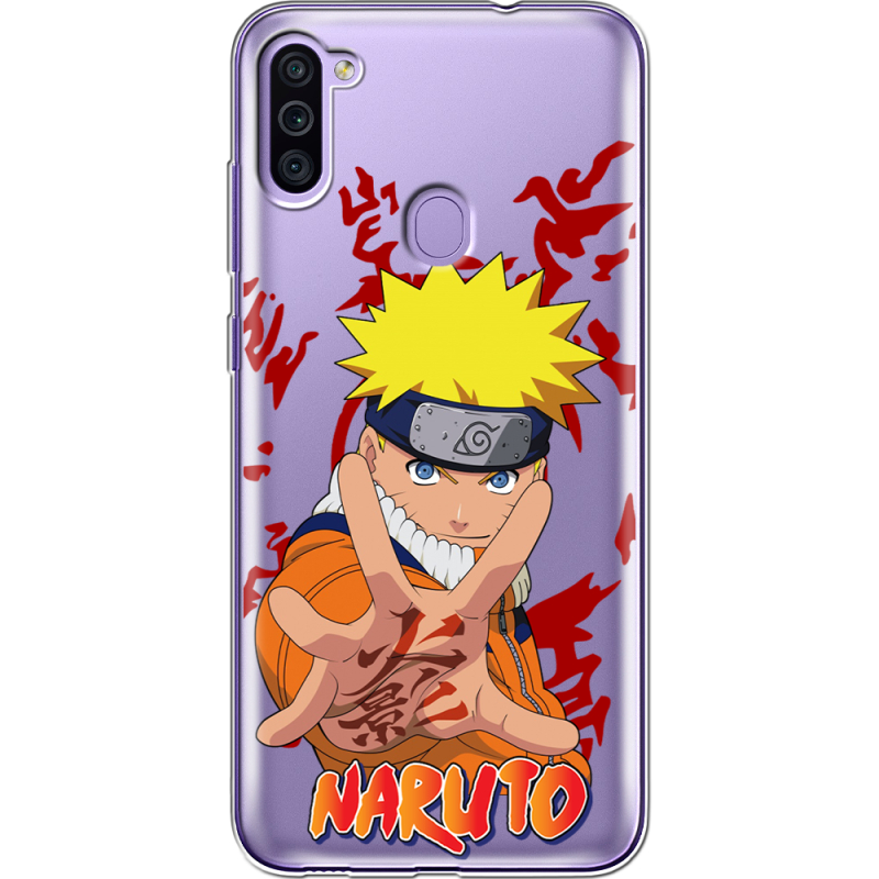 Прозрачный чехол BoxFace Samsung Galaxy M11 (M115) Naruto