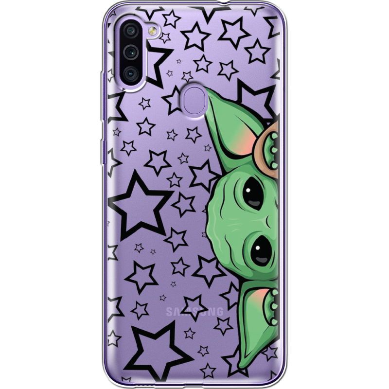 Прозрачный чехол BoxFace Samsung Galaxy M11 (M115) Baby Yoda