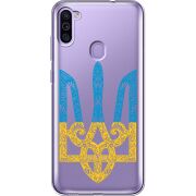 Прозрачный чехол BoxFace Samsung Galaxy M11 (M115) Gold Trident