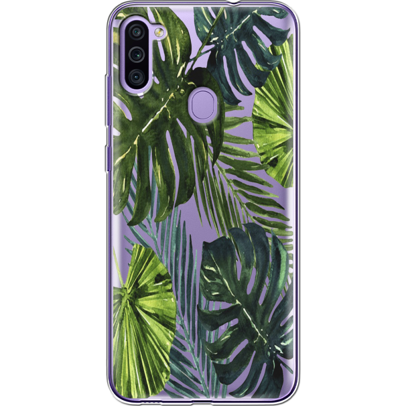 Прозрачный чехол BoxFace Samsung Galaxy M11 (M115) Palm Tree