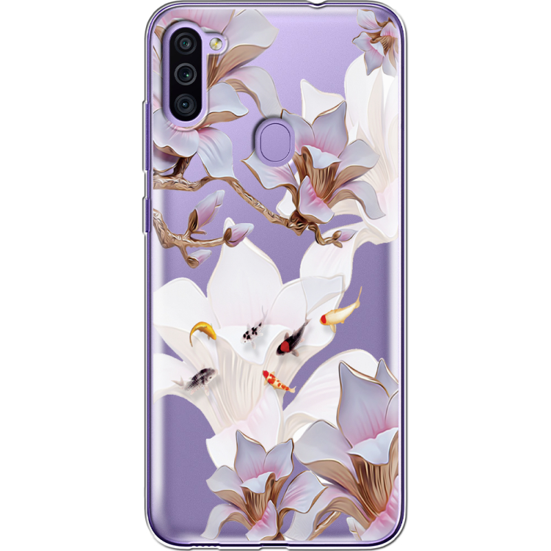 Прозрачный чехол BoxFace Samsung Galaxy M11 (M115) Chinese Magnolia