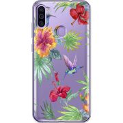 Прозрачный чехол BoxFace Samsung Galaxy M11 (M115) Tropical